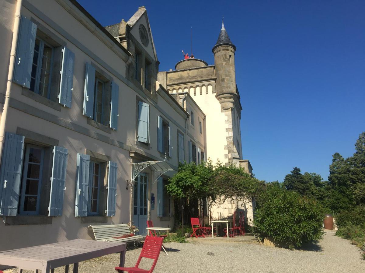 Chateau De Villeneuve - Montolieu Bagian luar foto