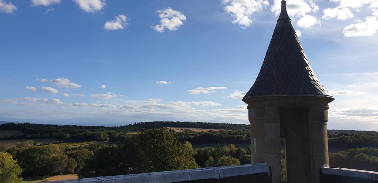 Chateau De Villeneuve - Montolieu Bagian luar foto